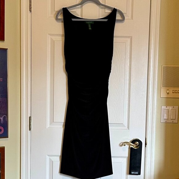 Ralph Lauren Black Sleeveless Dress - size 10 - Picture 1 of 3
